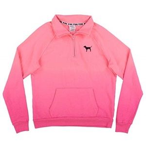 Victoria’s Secret pink quarter zip